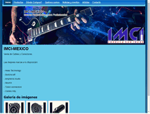 Tablet Screenshot of imci-mexico.com